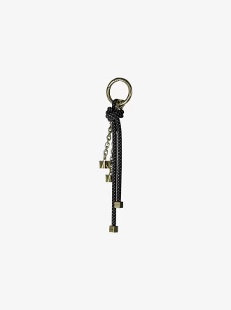 Adorno para bolso de cordón dorado moteado