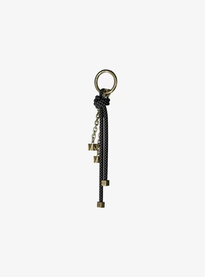 Adorno para bolso de cordón dorado moteado Adorno para bolso de cordón dorado moteado