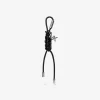 Adorno para bolso de cordón trenzado y tono plateado Adorno para bolso de cordón trenzado y tono plateado