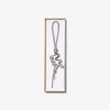 Adorno para bolso de piel metálica con logo en relieve Adorno para bolso de piel metálica con logo en relieve