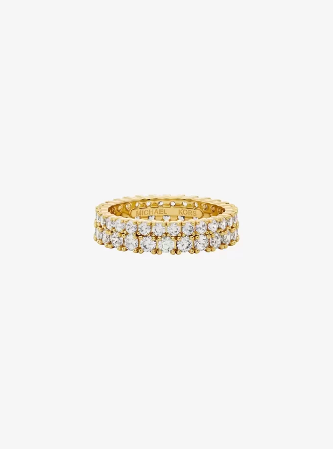 Anillo de doble pavé Anillo de doble pavé