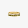 Anillo doble pavé bicolor Anillo doble pavé bicolor