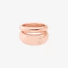 Anillo sello de doble capa con logotipo grabado Anillo sello de doble capa con logotipo grabado