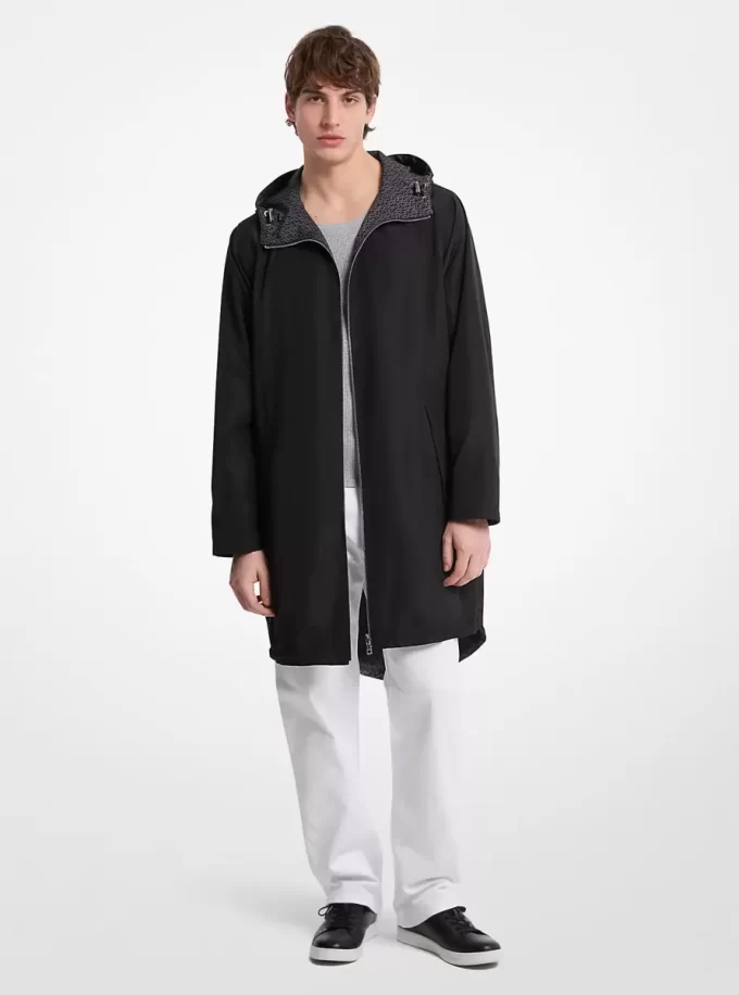 Anorak reversible con logotipo de la firma Anorak reversible con logotipo de la firma