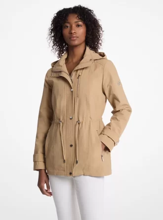 Anorak tejido con capucha