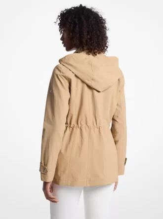 Anorak tejido con capucha