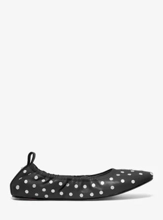 Bailarinas de piel con tachuelas Amy