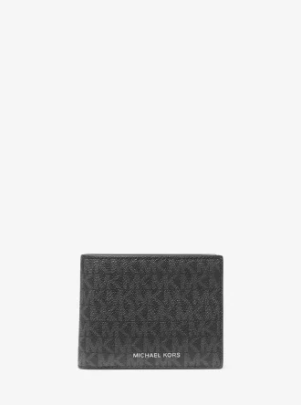 Billetera con el logotipo de Harrison y portadocumentos