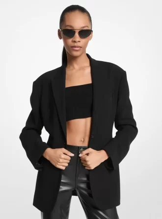 Blazer de crepé