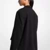 Blazer de crepé oversize Blazer de crepé oversize