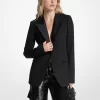 Blazer de esmoquin de sarga Blazer de esmoquin de sarga