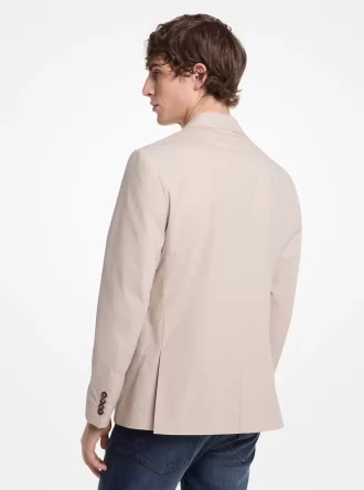 Blazer de popelina de algodón