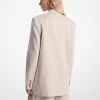 Blazer de sarga de lino y algodón Blazer de sarga de lino y algodón