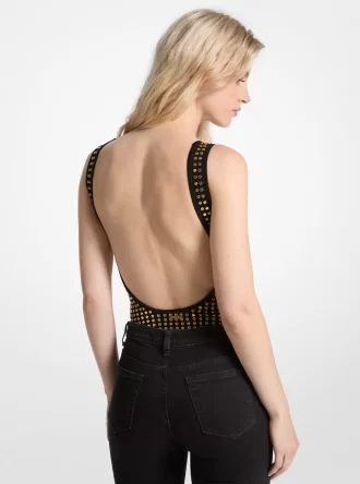 Body de mezcla de viscosa con tachuelas