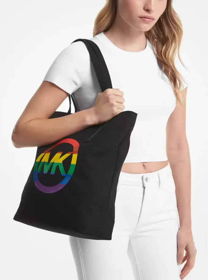 Bolsa de algodón con el logotipo arcoíris PRIDE Bolsa de algodón con el logotipo arcoíris PRIDE