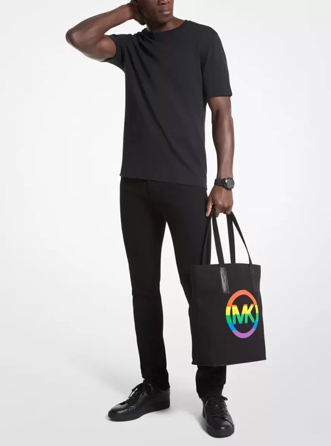 Bolsa de algodón con el logotipo arcoíris PRIDE Bolsa de algodón con el logotipo arcoíris PRIDE
