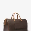 Bolsa de fin de semana extragrande Bedford Travel con rayas y logotipo de la firma Bolsa de fin de semana extragrande Bedford Travel con rayas y logotipo de la firma