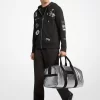 Bolsa de lona acolchada metálica mediana Brooklyn Bolsa de lona acolchada metálica mediana Brooklyn