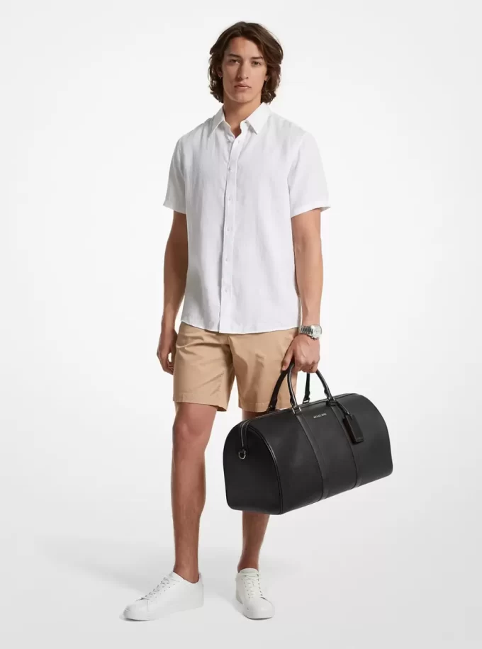 Bolsa de lona Cooper de cuero granulado