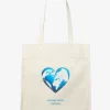 Bolsa de lona de algodón reciclado Watch Hunger Stop Bolsa de lona de algodón reciclado Watch Hunger Stop