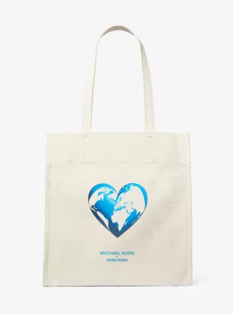 Bolsa de lona de algodón reciclado Watch Hunger Stop