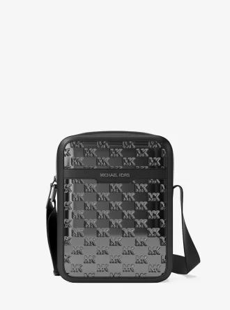 Bolsa de vuelo con logotipo metálico en relieve de Cooper