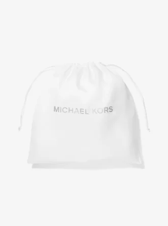 Bolsa guardapolvo tejida con logo pequeño