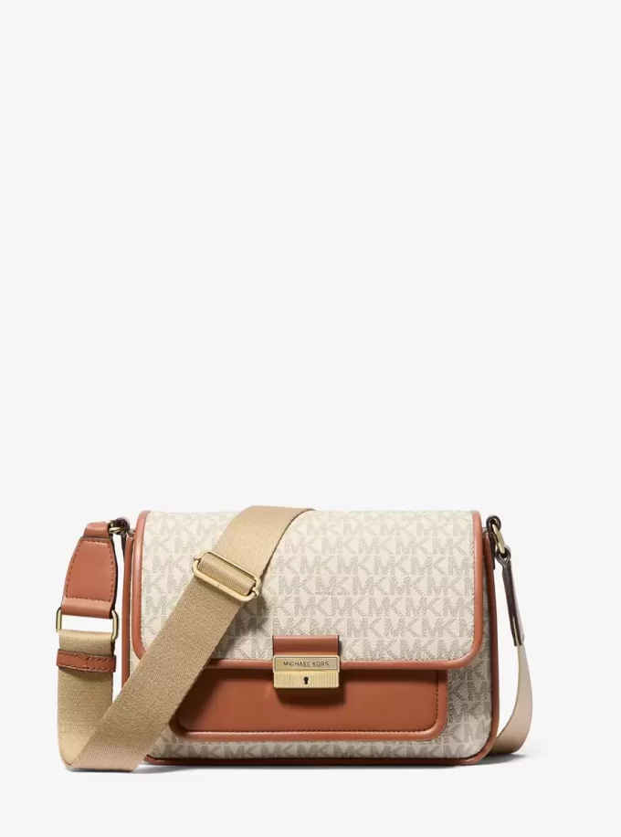 Bolso bandolera Bradshaw mediano con el logo de la firma