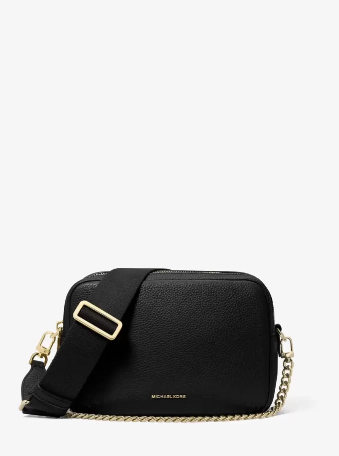 Bolso bandolera Bryant mediano de piel granulada para cámara Bolso bandolera Bryant mediano de piel granulada para cámara
