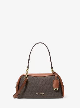 Bolso bandolera Cecily Small con el logo de la firma