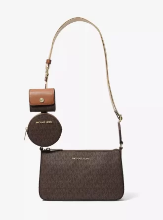 Bolso bandolera con el logotipo de Jet Set y funda para Apple Airpods Pro®