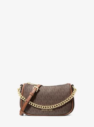 Bolso bandolera convertible Carmela Small Signature Logo