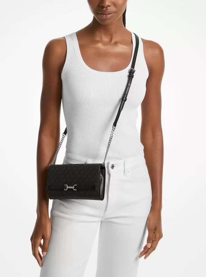 Bolso bandolera convertible Carson Large Signature Logo