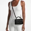 Bolso bandolera convertible de ante con adornos extrapequeños Jana Bolso bandolera convertible de ante con adornos extrapequeños Jana