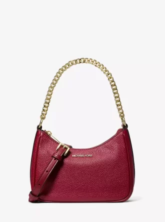 Bolso bandolera convertible de piel granulada Jet Set Travel