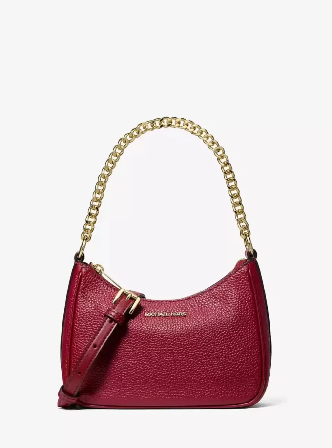 Bolso bandolera convertible de piel granulada Jet Set Travel Bolso bandolera convertible de piel granulada Jet Set Travel