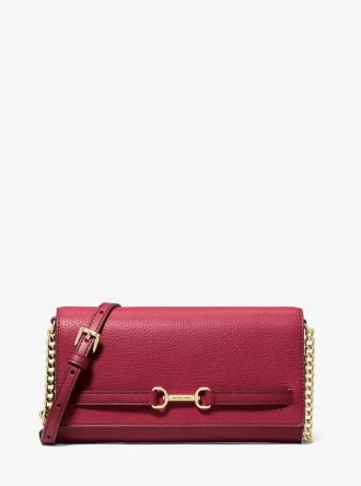 Bolso bandolera convertible grande de piel granulada Carson