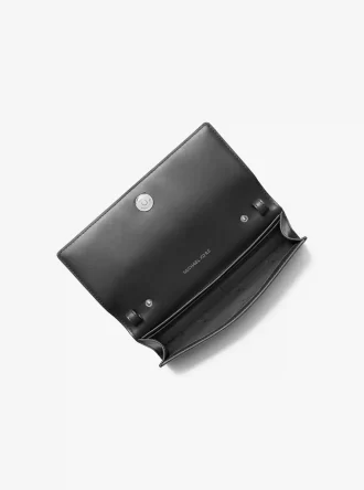 Bolso bandolera convertible grande de piel granulada Carson