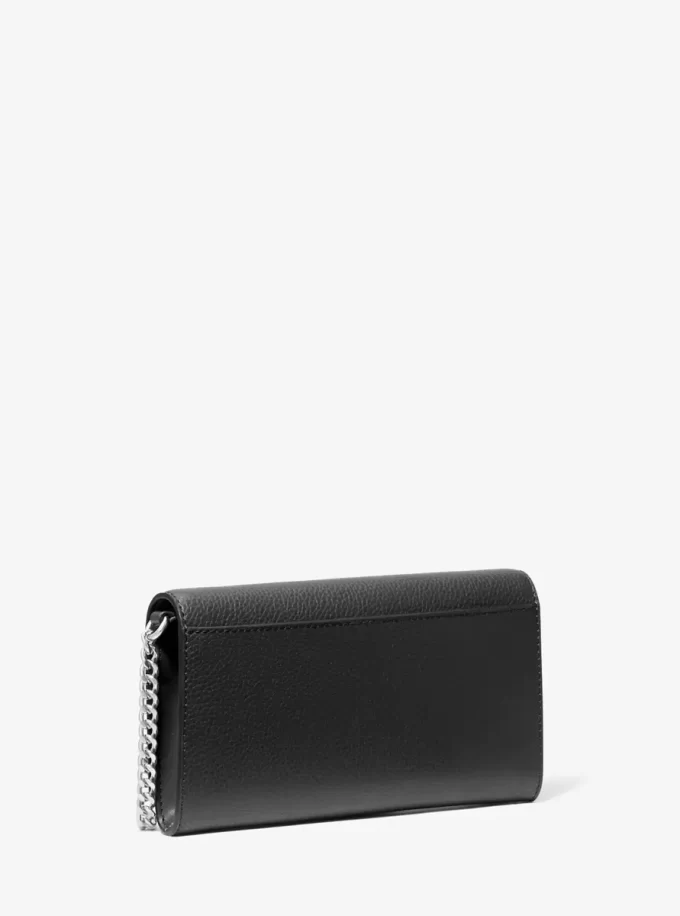 Bolso bandolera convertible grande de piel granulada Carson