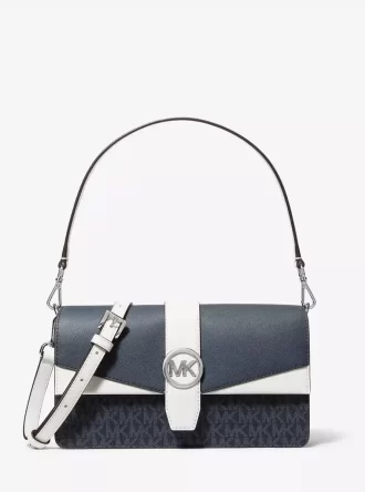 Bolso bandolera convertible Greenwich Medium Signature Logo