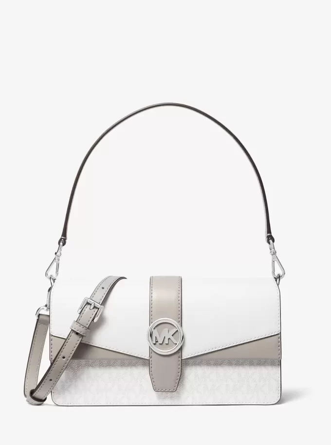 Bolso bandolera convertible Greenwich Medium Signature Logo