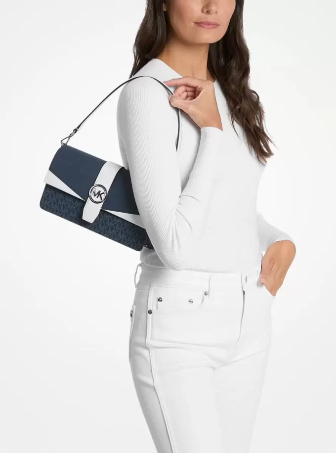 Bolso bandolera convertible Greenwich Medium Signature Logo