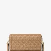 Bolso bandolera convertible Jet Set de piel y logotipo de la firma