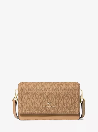 Bolso bandolera convertible Jet Set de piel y logotipo de la firma