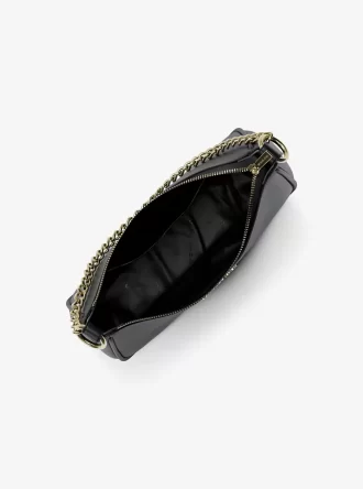 Bolso bandolera convertible Jet Set grande de piel granulada