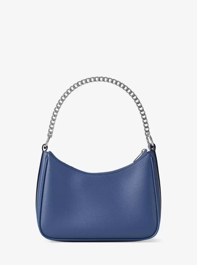 Bolso bandolera convertible Jet Set grande de piel granulada