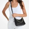 Bolso bandolera convertible Jet Set grande de piel granulada