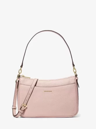 Bolso bandolera convertible Jet Set mediano de piel granulada