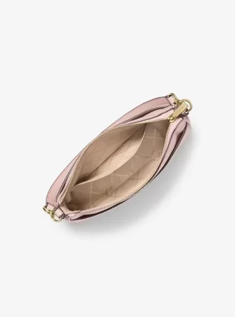 Bolso bandolera convertible Jet Set mediano de piel granulada