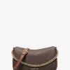 Bolso bandolera convertible mediano Carmela con logotipo de la firma Bolso bandolera convertible mediano Carmela con logotipo de la firma
